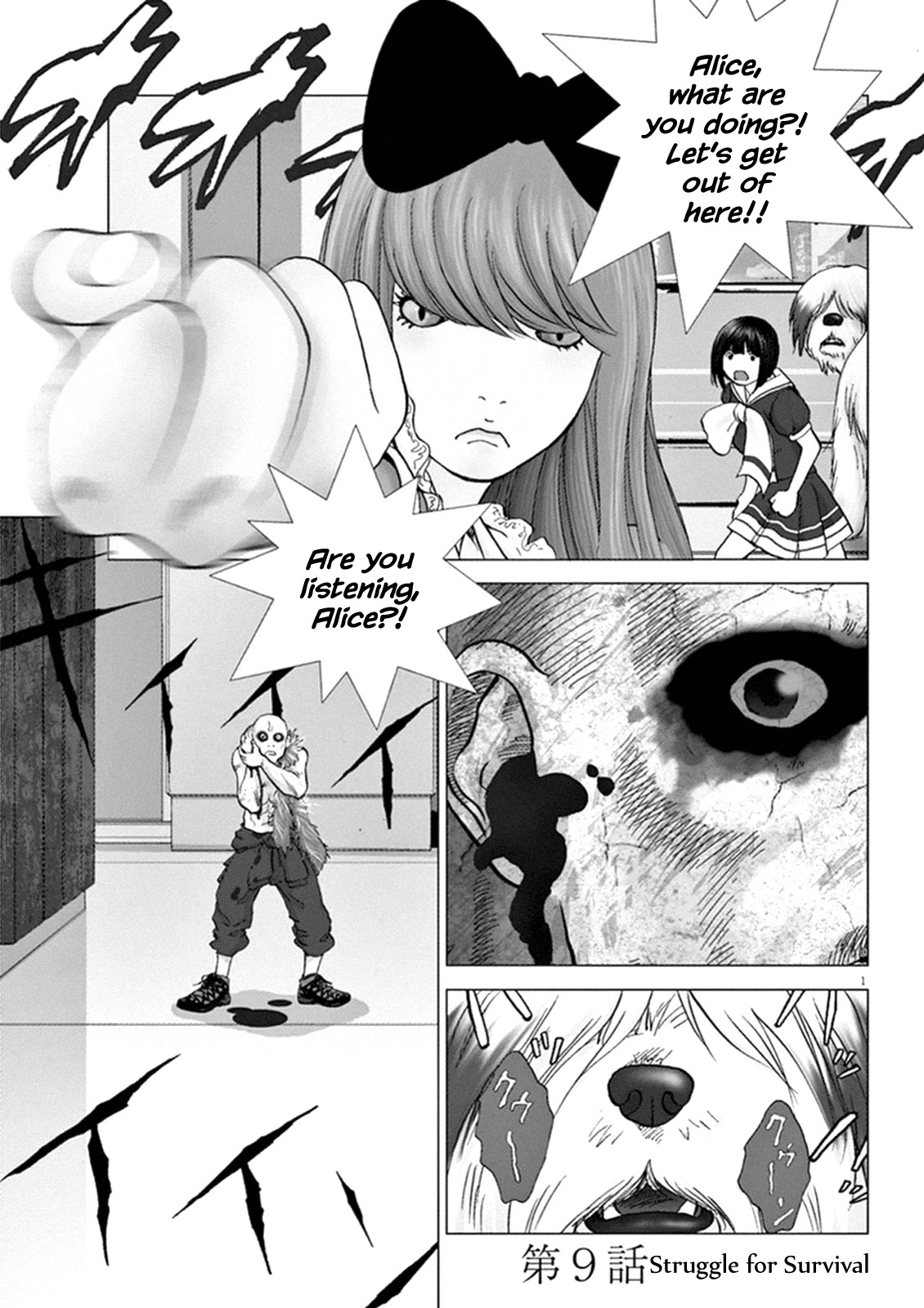 Wonder Land Chapter 9 page 1 - Chapter 9: Struggle for Survival