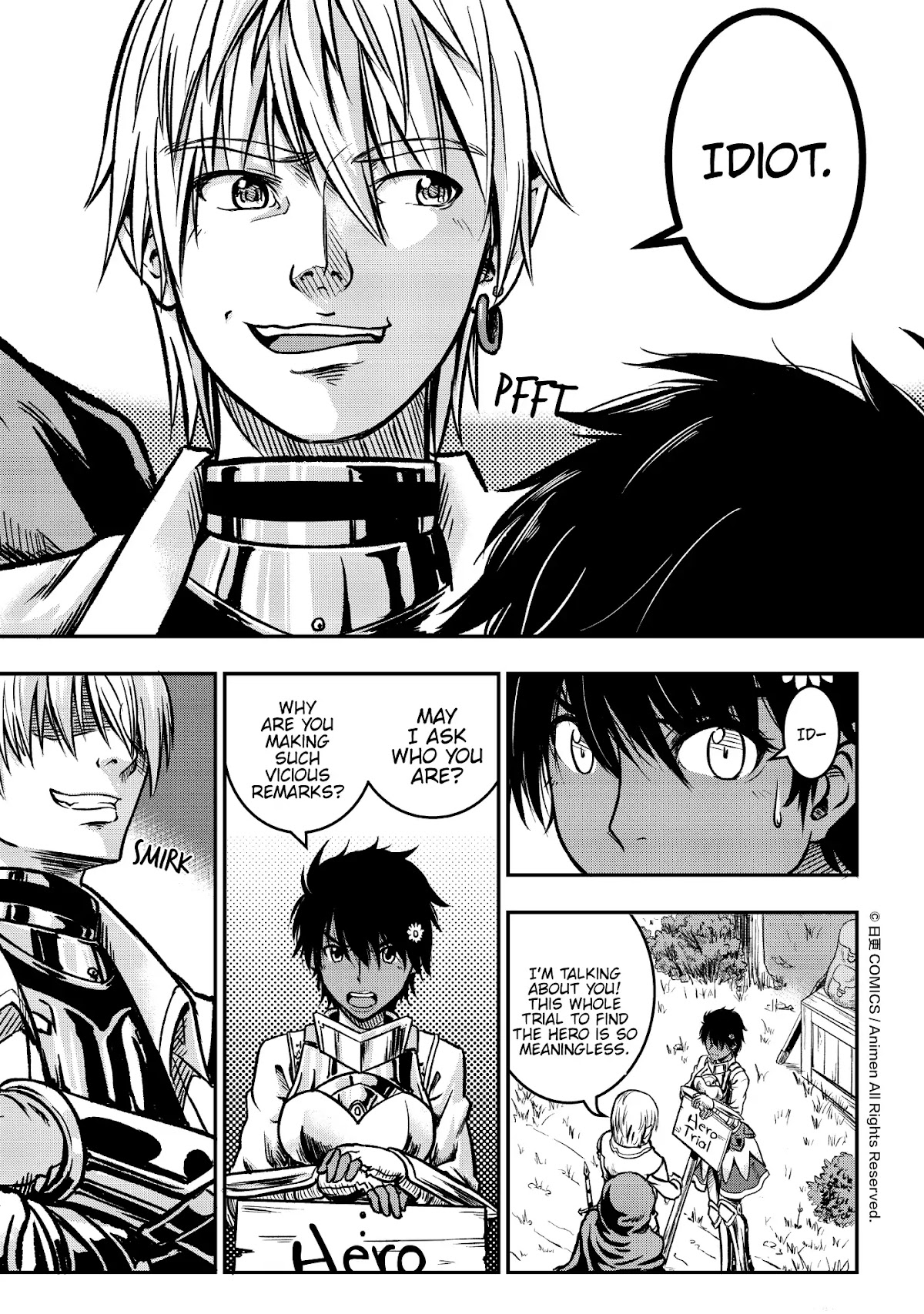 Won't There Be a Problem If The Hero Is Such a Horrible Person? Chapter 1 page 4 - Chapter 1: The Search For The Hero