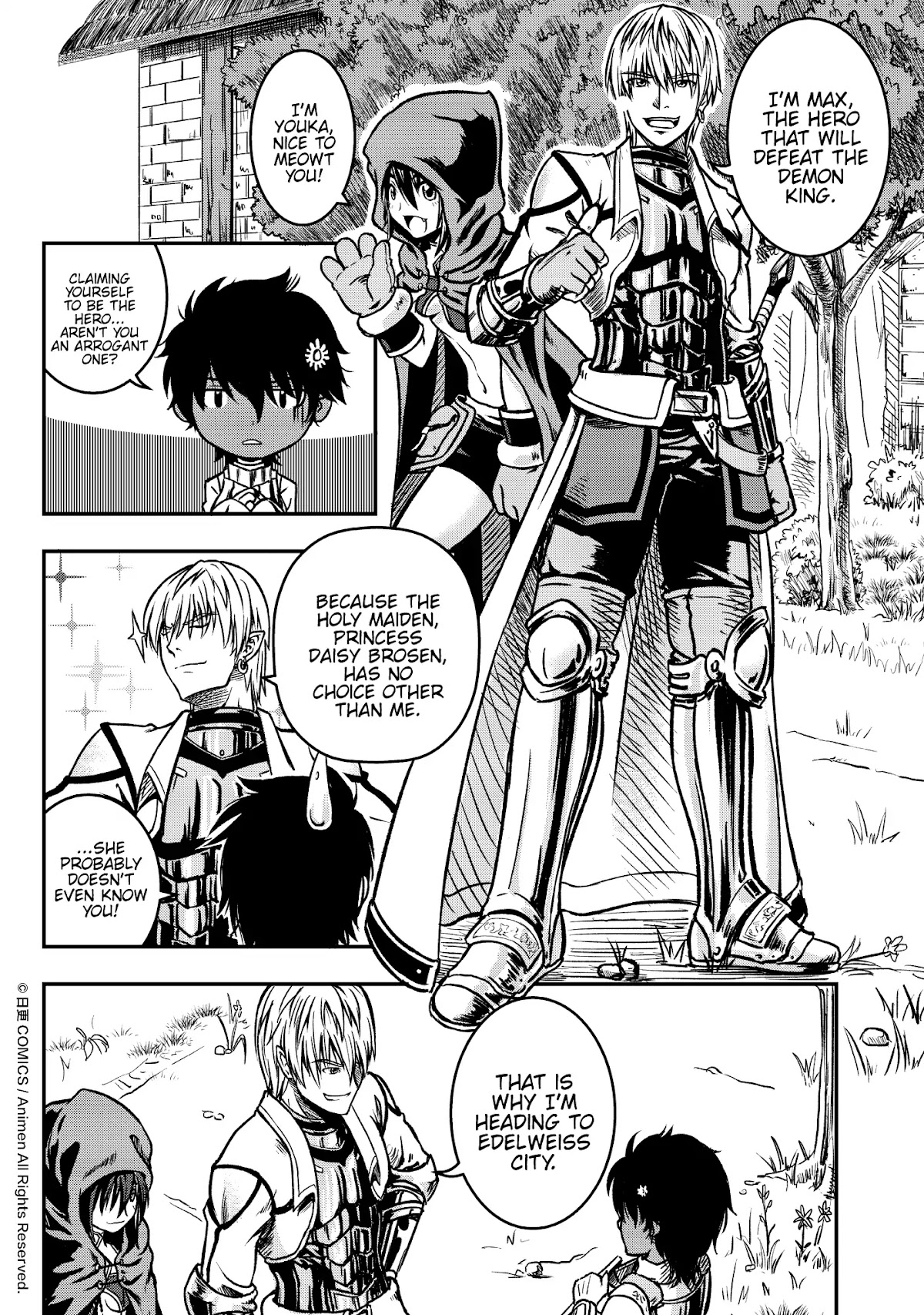 Won't There Be a Problem If The Hero Is Such a Horrible Person? Chapter 1 page 5 - Chapter 1: The Search For The Hero