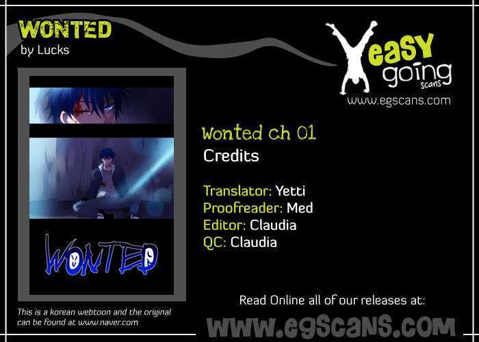 Wonted Chapter 1 page 1 - Chapter 1 : Wonted (01)