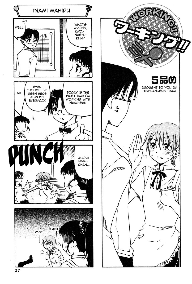 Working!! Chapter 5 page 1 - Chapter 5