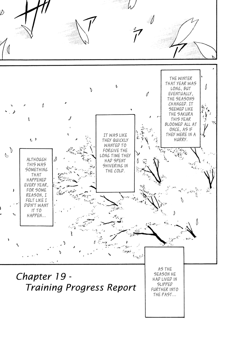 World Embryo Chapter 19 page 1 - Chapter 19: Training progress report