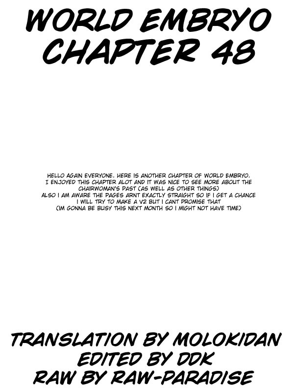 World Embryo Chapter 48 page 1 - Chapter 48: The night before