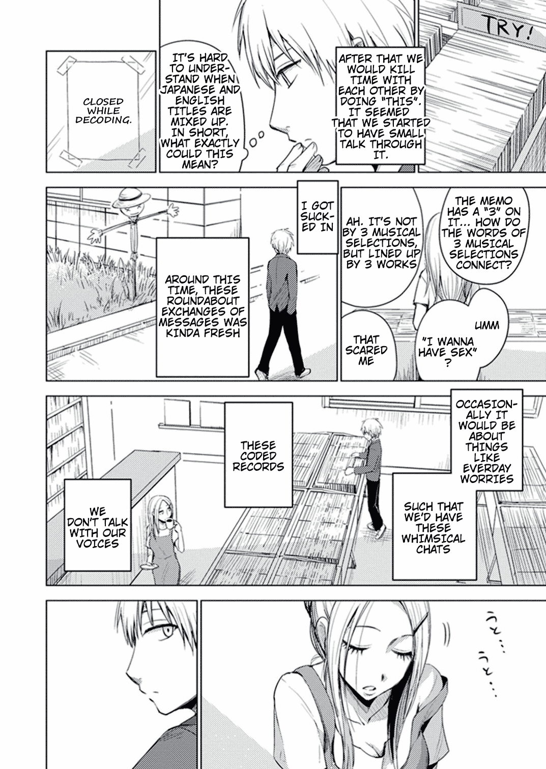 World Gaze Clips Chapter 27 page 5 - Chapter 27: Coded Records