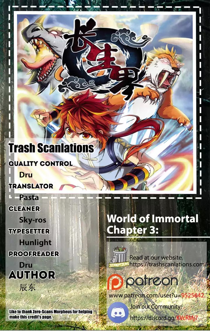 World of Immortals Chapter 3 page 1 - Chapter 3