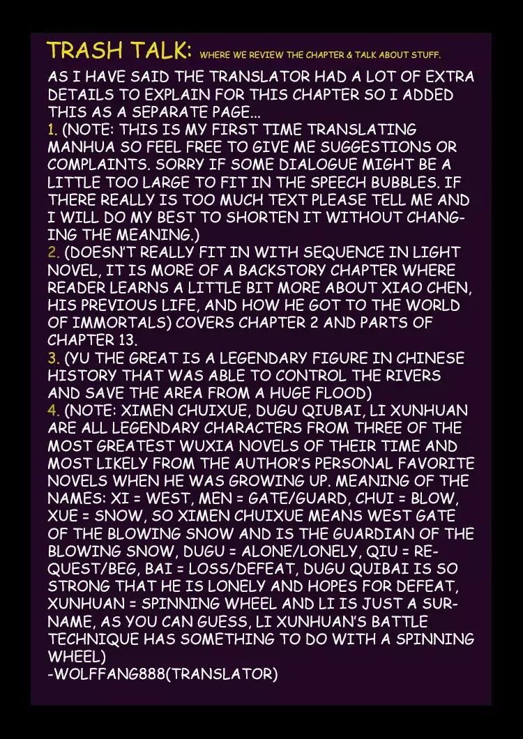 World of Immortals Chapter 4 page 26 - Chapter 4