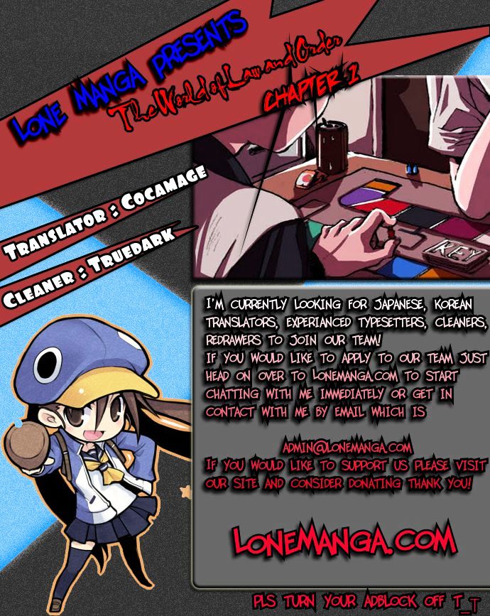 World of Law and Order Chapter 1 page 1 - Chapter 1