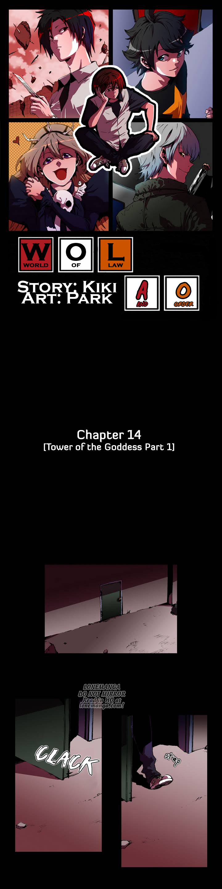 World of Law and Order Chapter 14.2 page 2 - Chapter 14 (v2) : Tower of the Goddess (1)