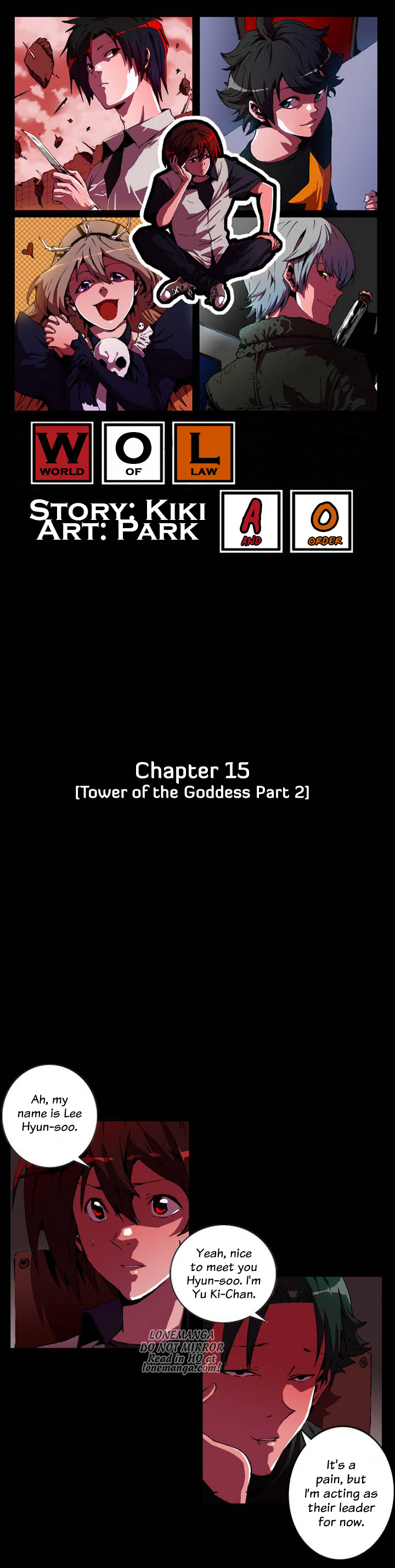 World of Law and Order Chapter 15.2 page 2 - Chapter 15 (v2) : Tower of the Goddess (2)