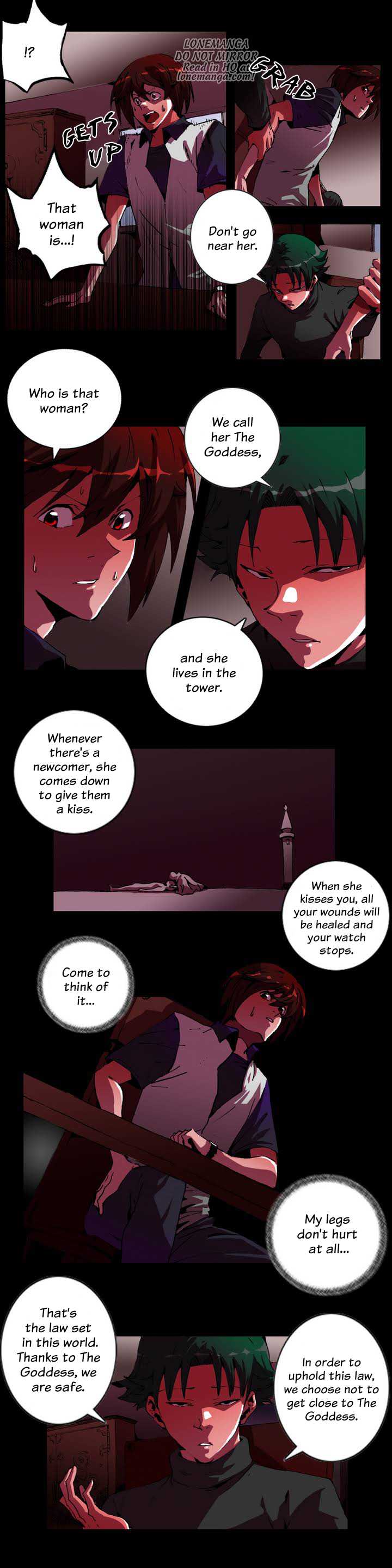 World of Law and Order Chapter 15.2 page 8 - Chapter 15 (v2) : Tower of the Goddess (2)