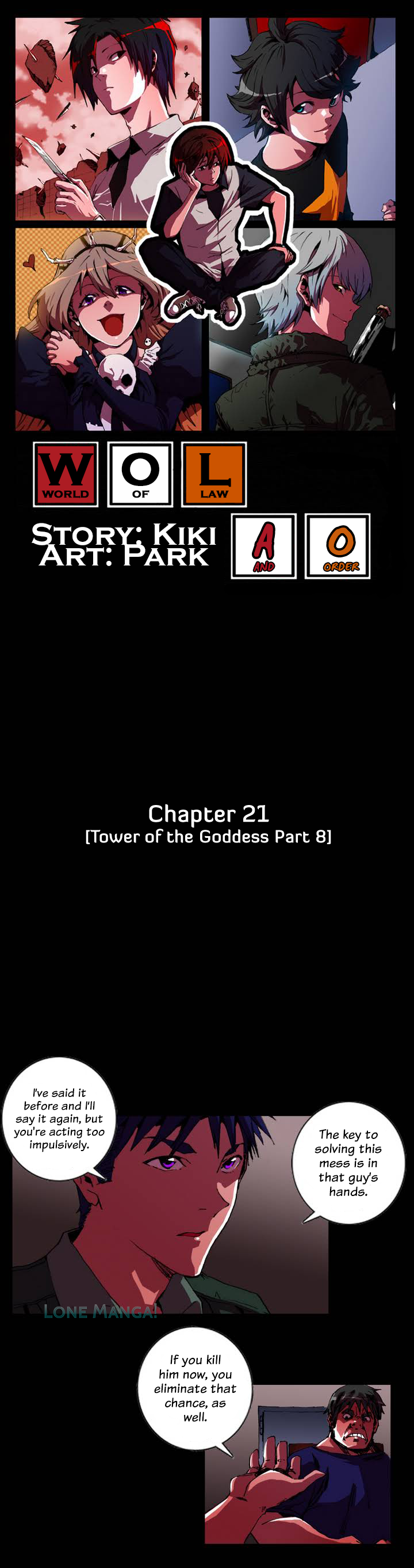 World of Law and Order Chapter 21.2 page 2 - Chapter 21 v2 : Tower of the Goddess (8)