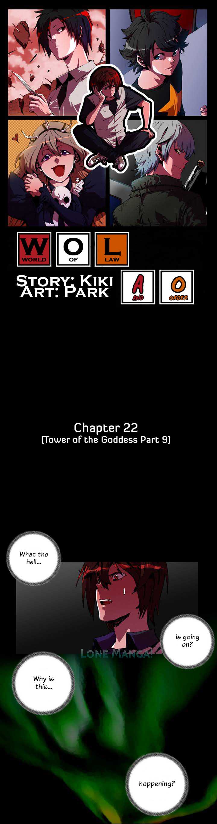 World of Law and Order Chapter 22.2 page 2 - Chapter 22 v2 : Tower of the Goddess (9)