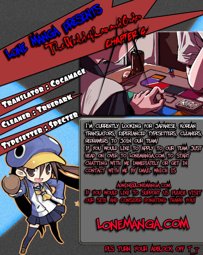 World of Law and Order Chapter 4.2 page 1 - Chapter 4 v2 : Mansion 2