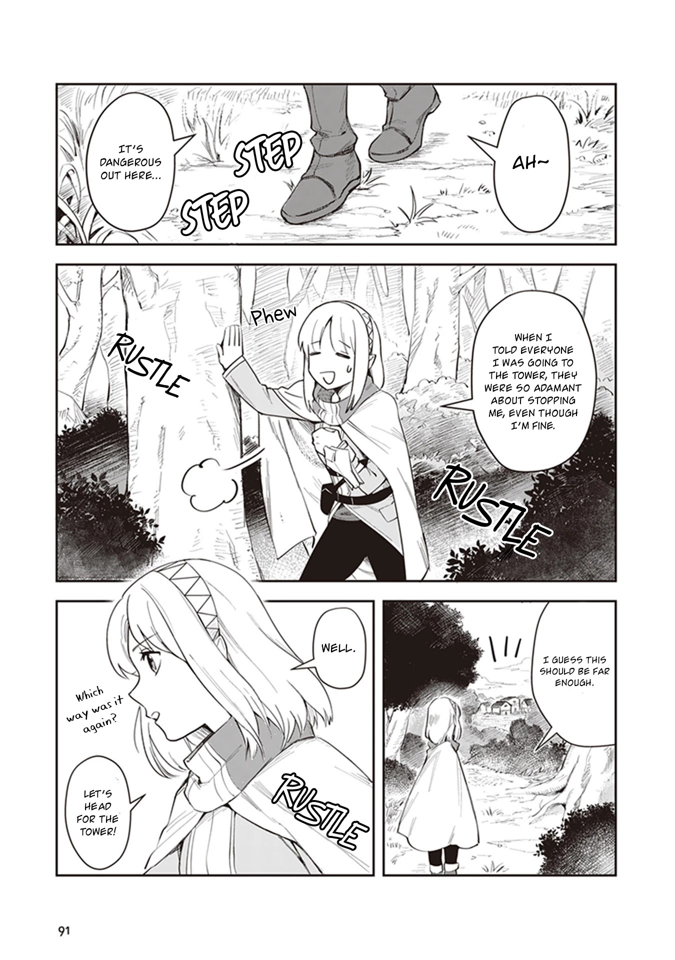 World of Leadale Chapter 3 page 3 - Chapter 3: Setting Forth on an Adventure