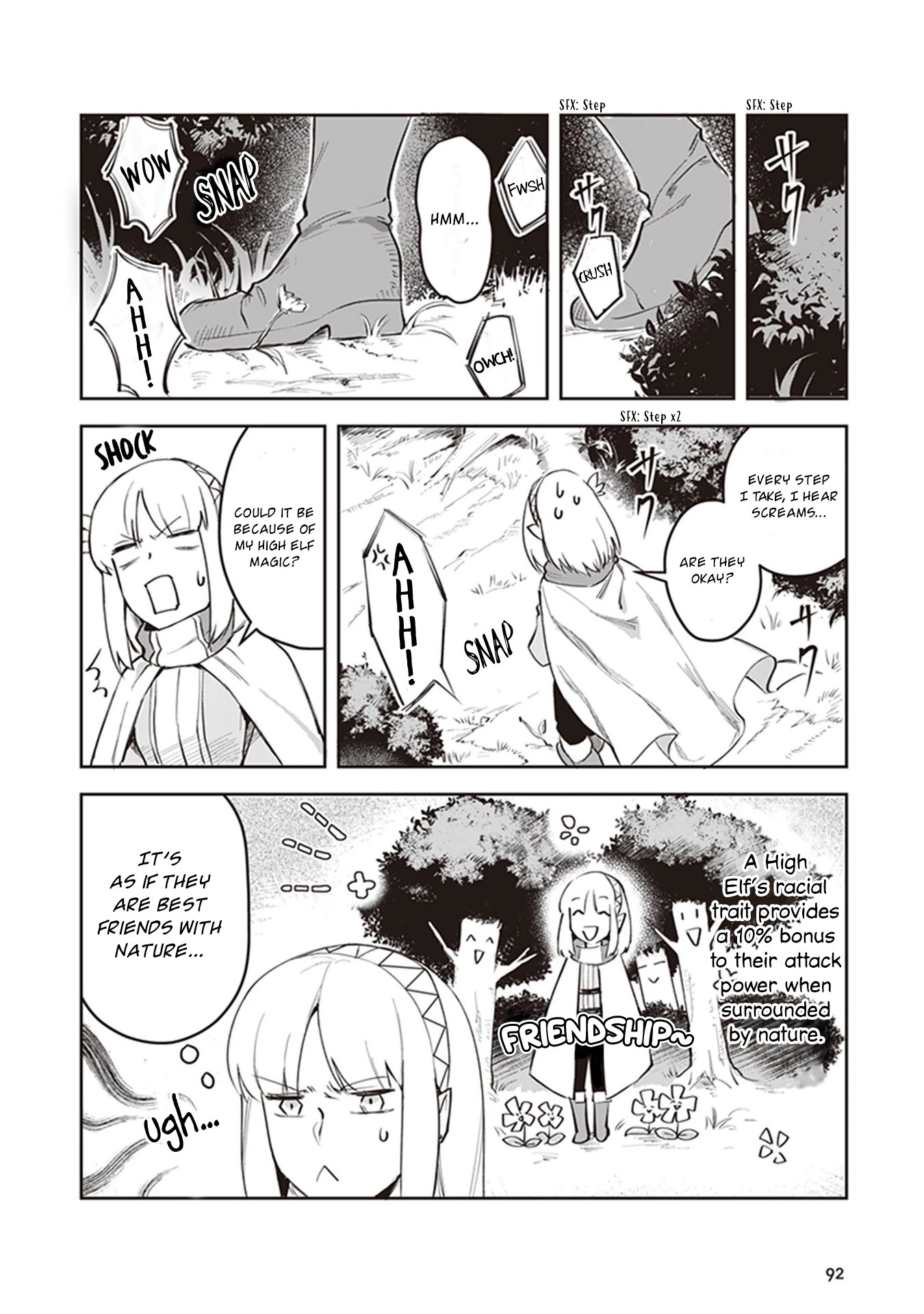 World of Leadale Chapter 3 page 4 - Chapter 3: Setting Forth on an Adventure