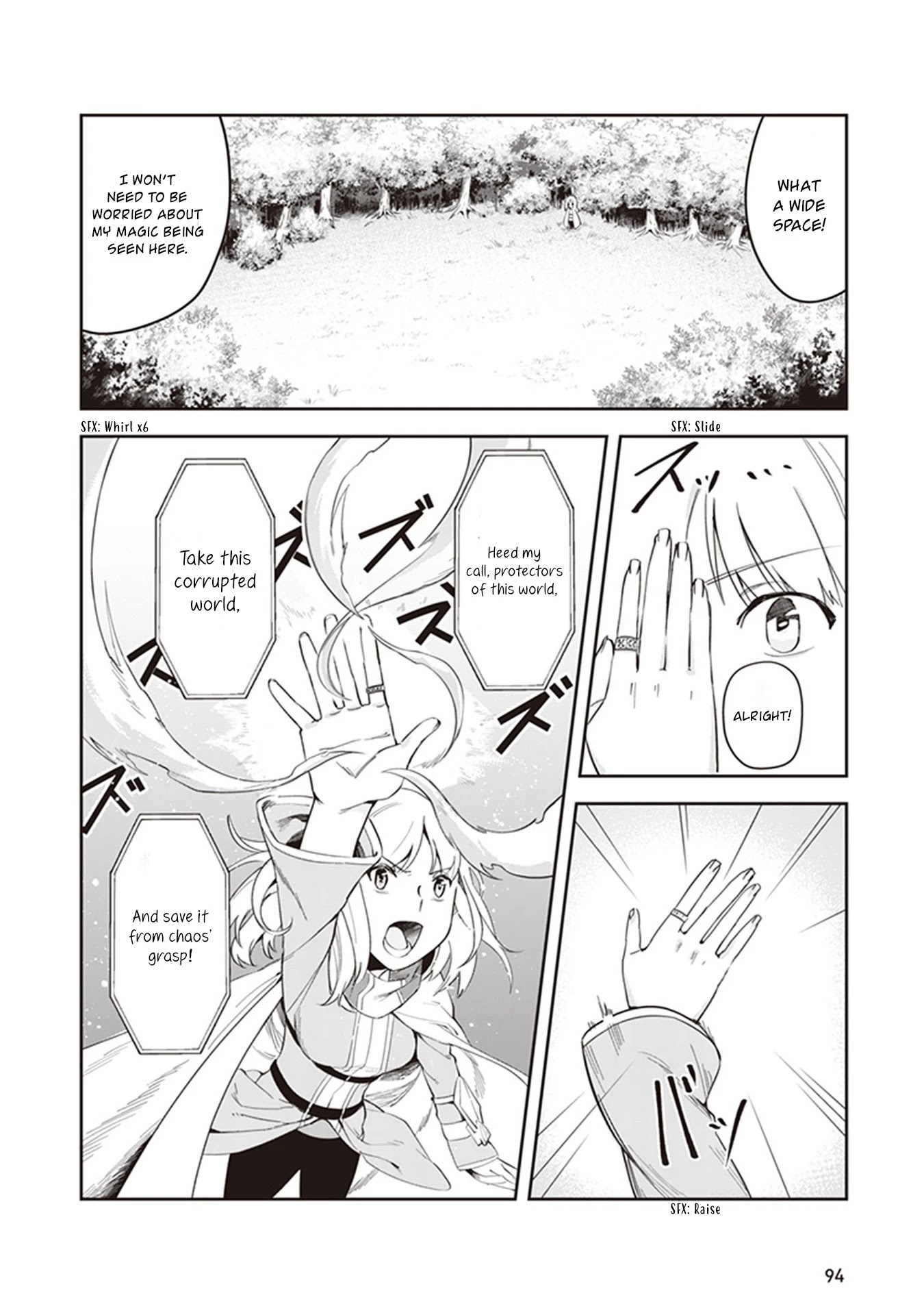 World of Leadale Chapter 3 page 6 - Chapter 3: Setting Forth on an Adventure