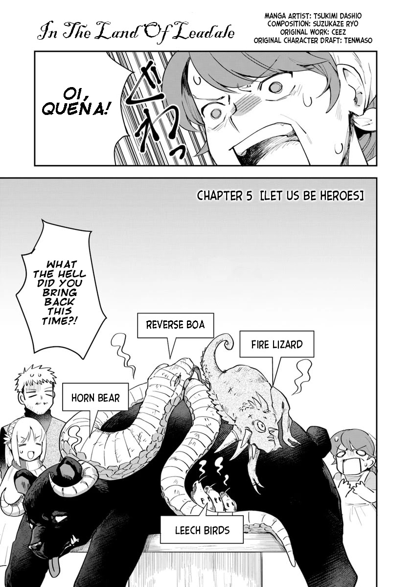 World of Leadale Chapter 5 page 1 - Chapter 5: Let Us Be Heroes