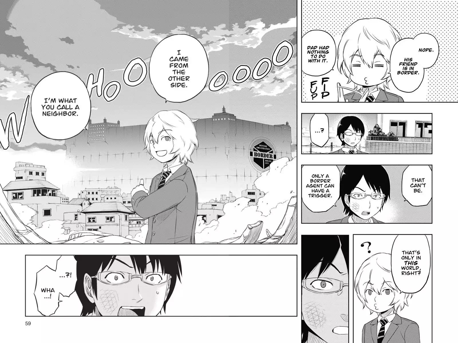 World Trigger Chapter 1 page 56 - Chapter 1: Osamu Mikumo