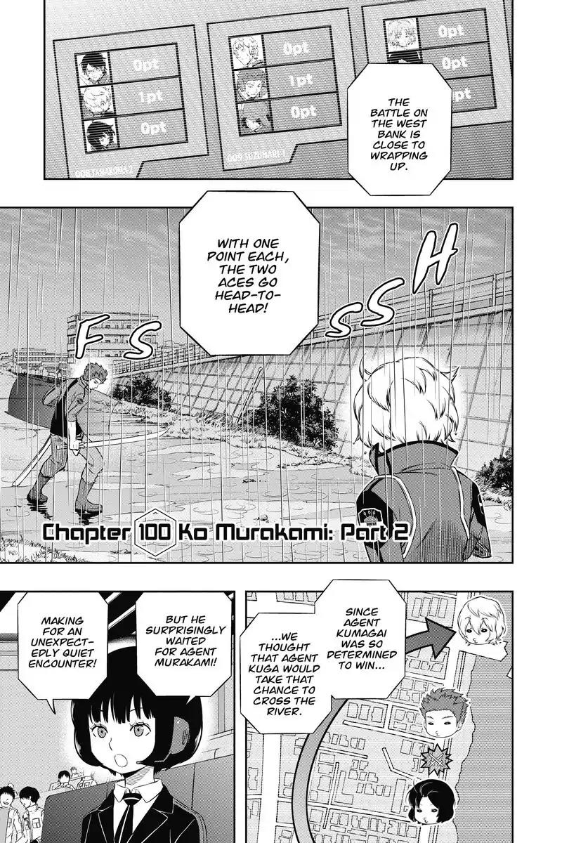 World Trigger Chapter 100 page 1 - Chapter 100: Ko Murakami: Part 2