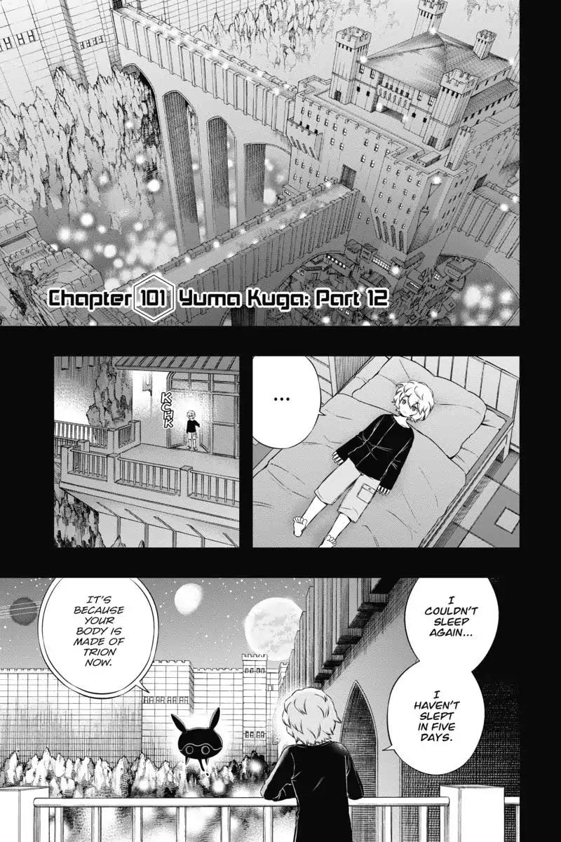World Trigger Chapter 101 page 1 - Chapter 101: Yuma Kuga: Part 12