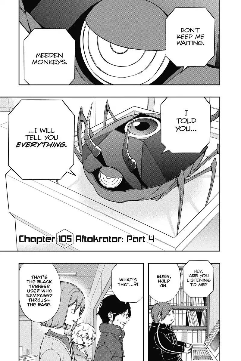World Trigger Chapter 105 page 1 - Chapter 105: Aftokrator: Part 4