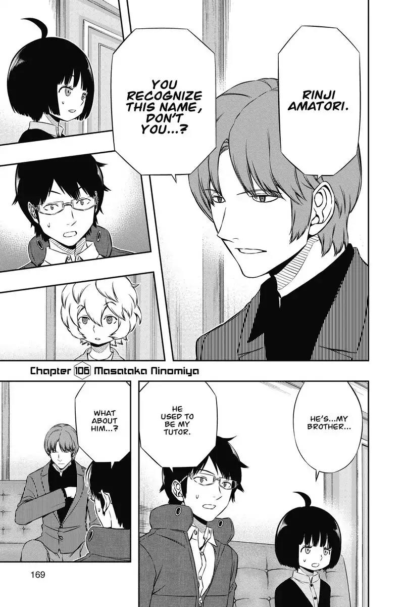 World Trigger Chapter 106 page 1 - Chapter 106: Masataka Ninomiya