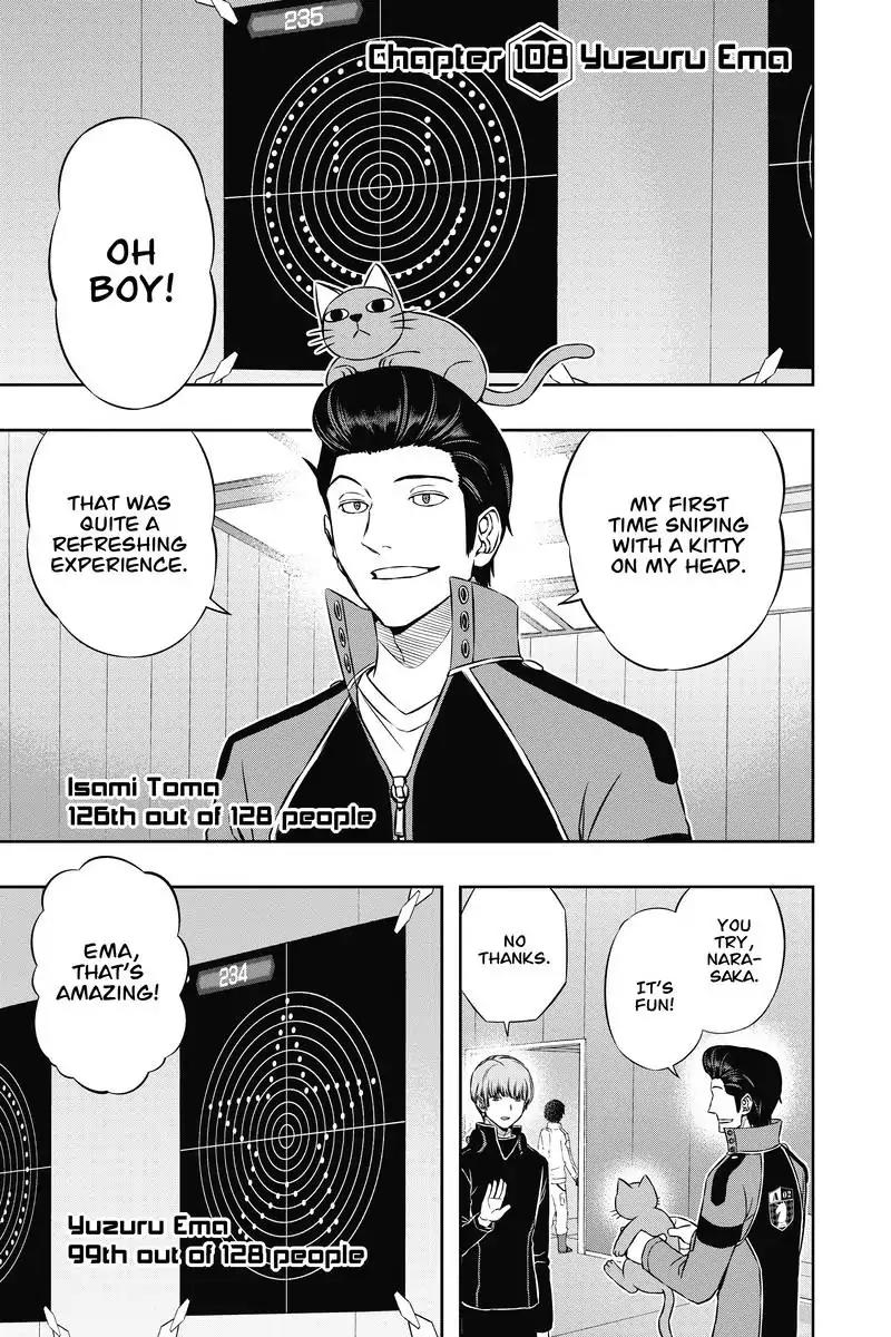 World Trigger Chapter 108 page 1 - Chapter 108: Yuzuru Ema