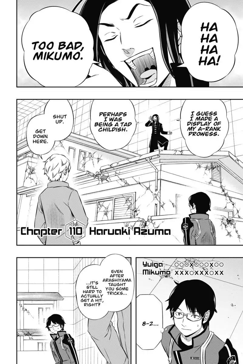 World Trigger Chapter 110 page 2 - Chapter 110: Haruaki Azuma
