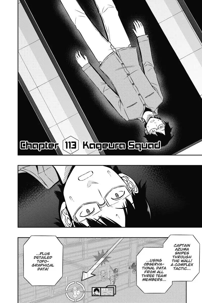 World Trigger Chapter 113 page 2 - Chapter 113: Kageura Squad