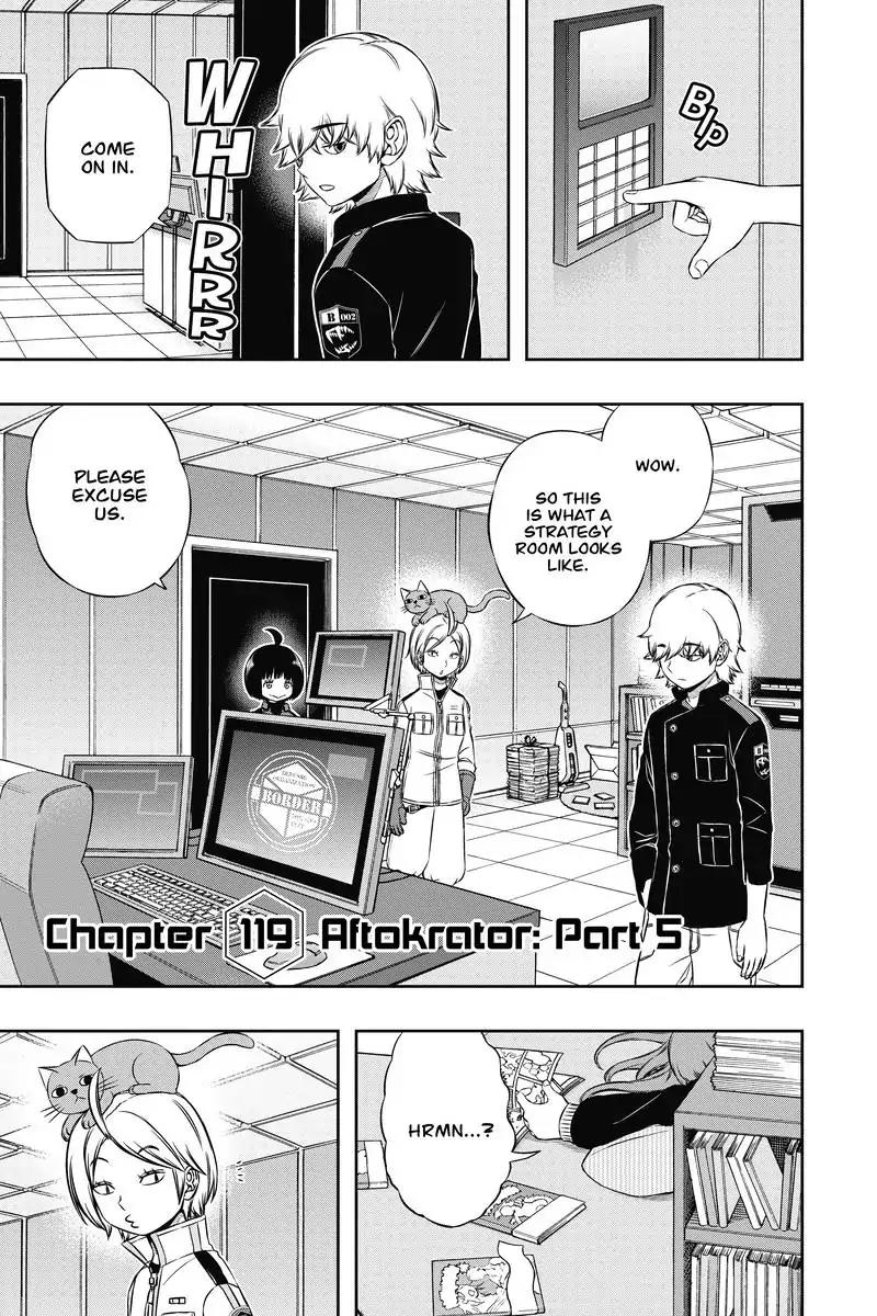 World Trigger Chapter 119 page 1 - Chapter 119: Aftokrator: Part 5