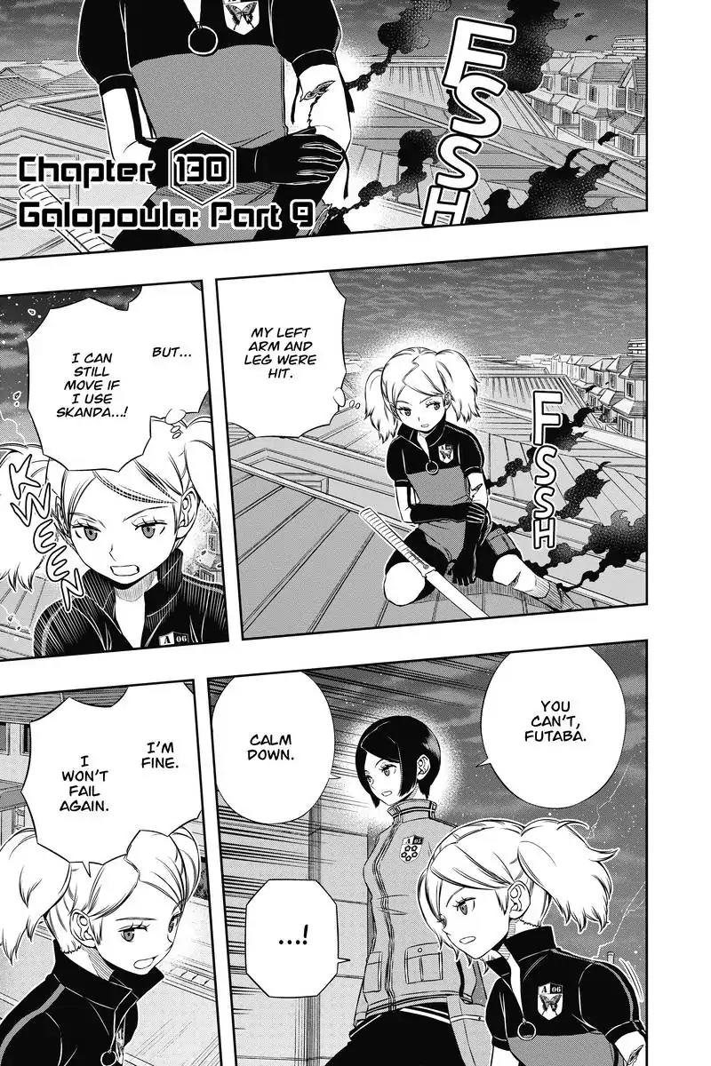 World Trigger Chapter 130 page 1 - Chapter 130: Galopoula: Part 9