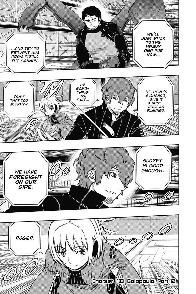 World Trigger Chapter 133 page 1 - Chapter 133: Galopoula: Part 12