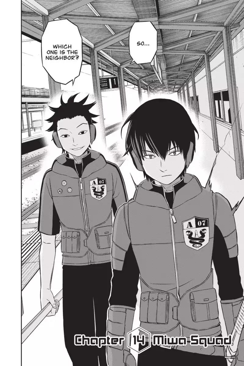 World Trigger Chapter 14 page 2 - Chapter 14: Miwa Squad
