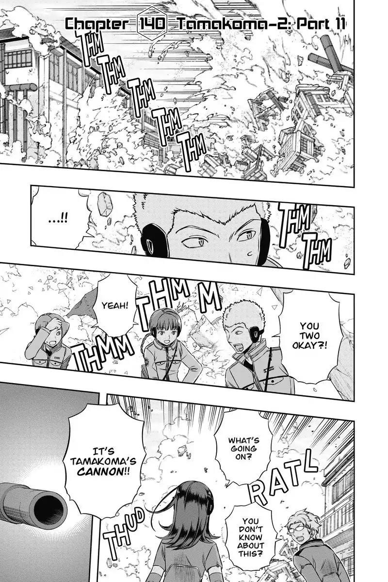World Trigger Chapter 140 page 1 - Chapter 140: Tamakoma-2: Part 11