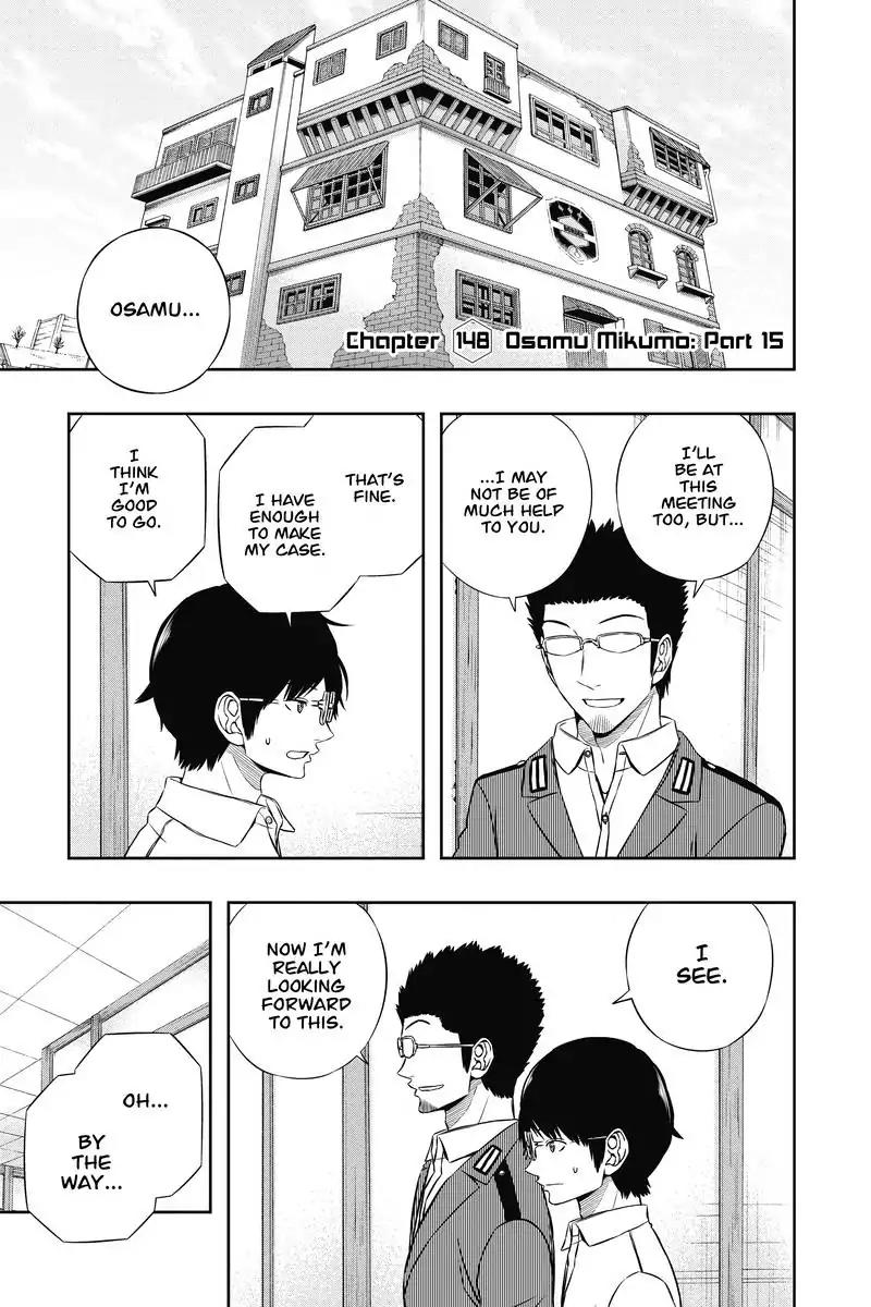 World Trigger Chapter 148 page 1 - Chapter 148: Osamu Mikumo: Part 15