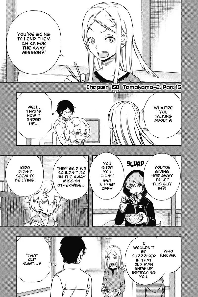 World Trigger Chapter 150 page 1 - Chapter 150: Tamakoma-2: Part 15