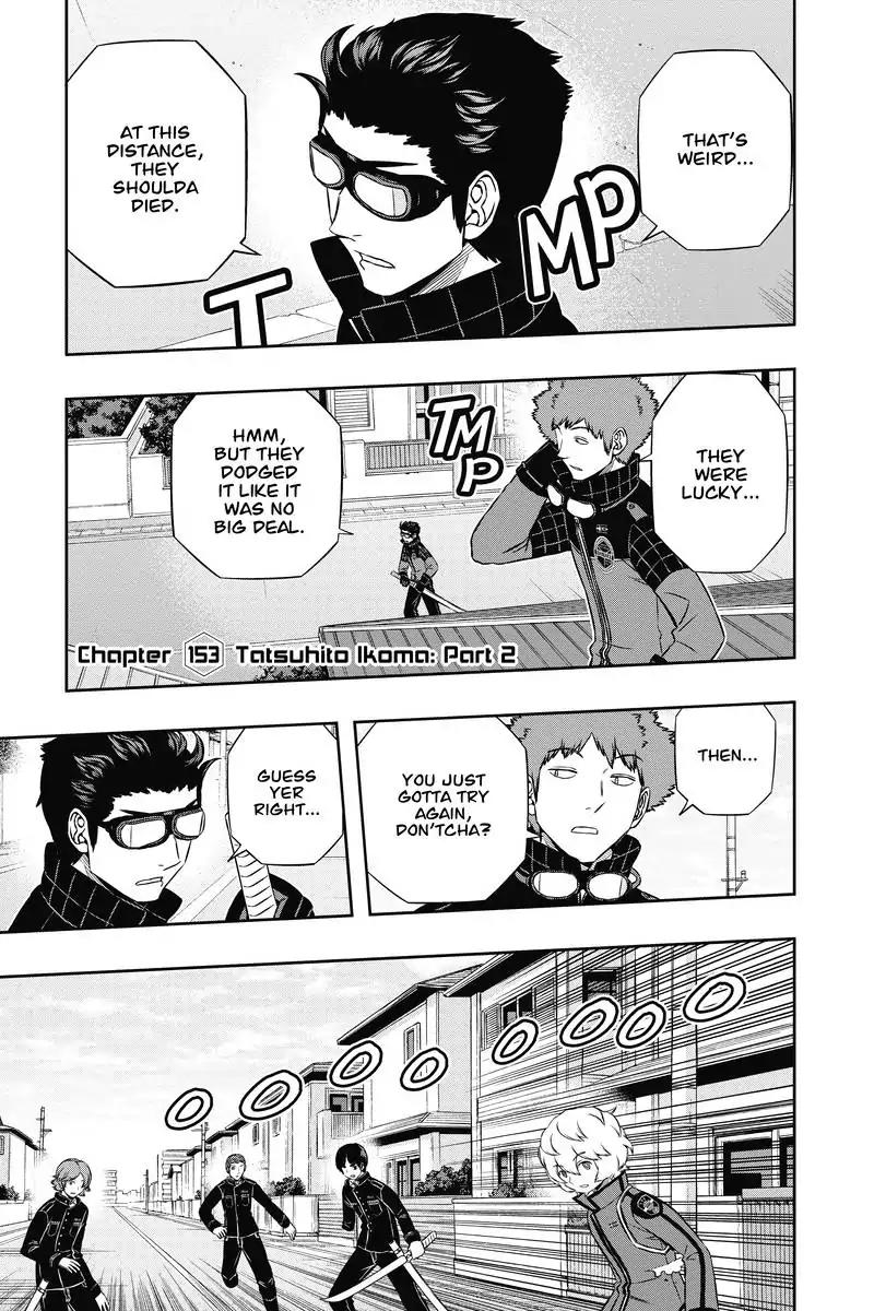 World Trigger Chapter 154 page 1 - Chapter 154: Tatsuhito Ikoma: Part 2