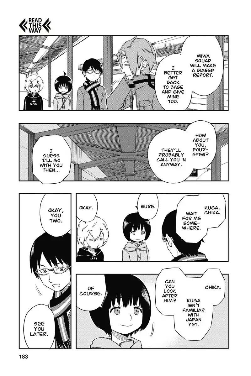 World Trigger Chapter 16 page 13 - Chapter 16: Miwa Squad: Part 3