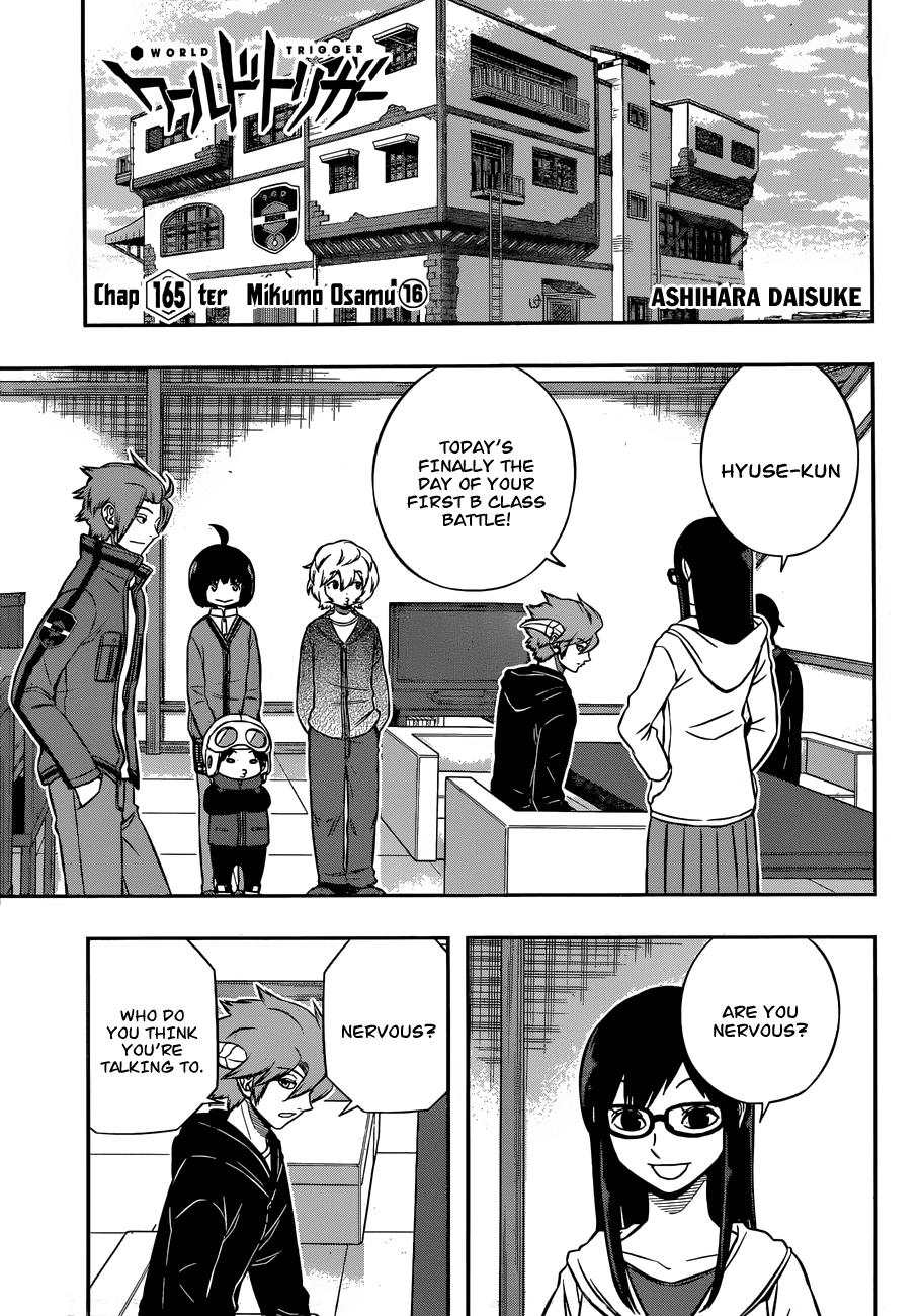 World Trigger Chapter 165 page 1 - Chapter 165: Mikumo Osamu ⑯