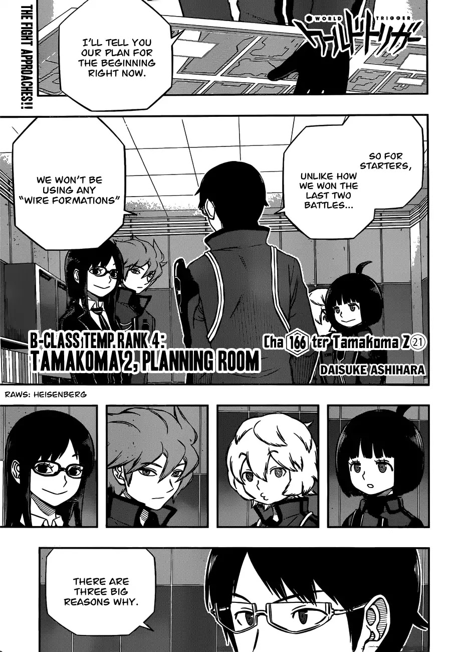 World Trigger Chapter 166 page 1 - Chapter 166: Tamakoma Second 21