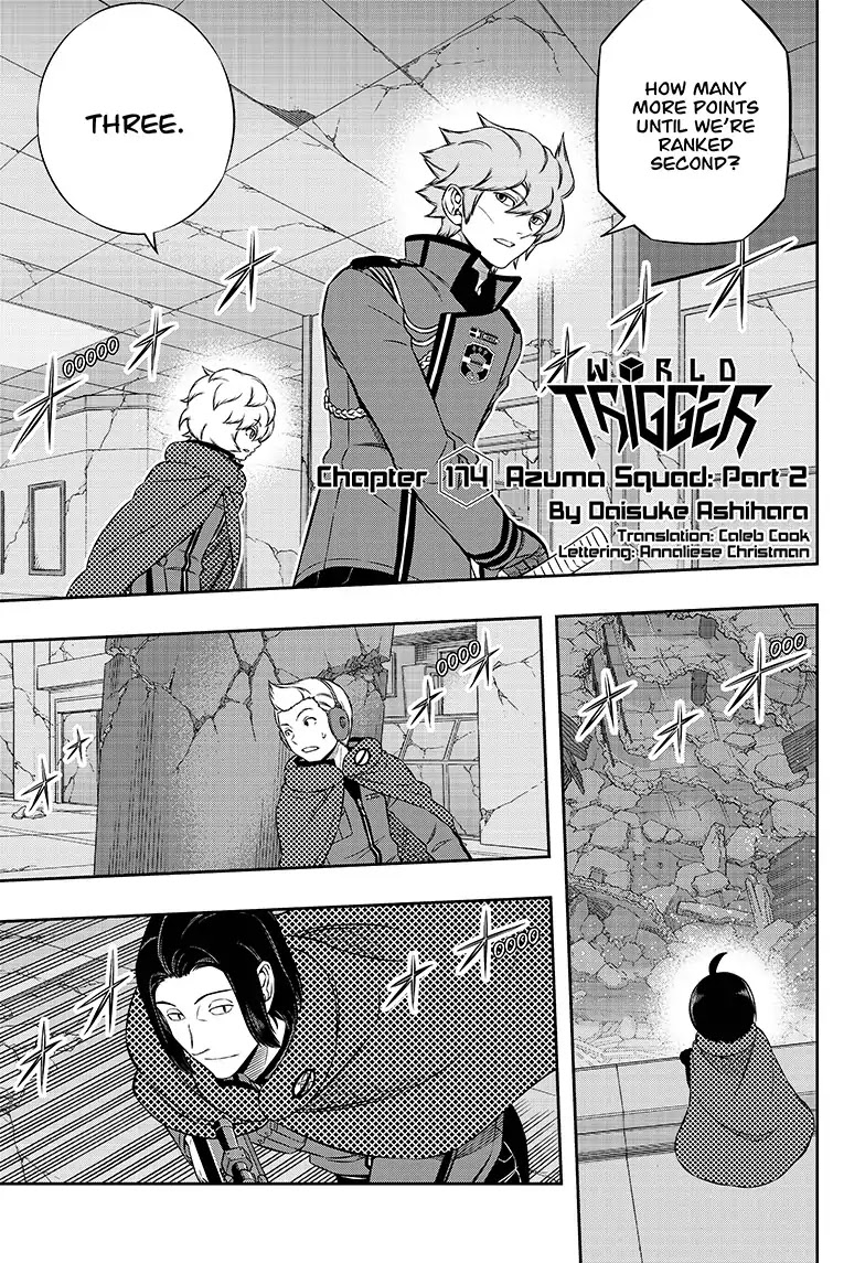 World Trigger Chapter 174 page 2 - Chapter 174: Azuma Squad: Part 2