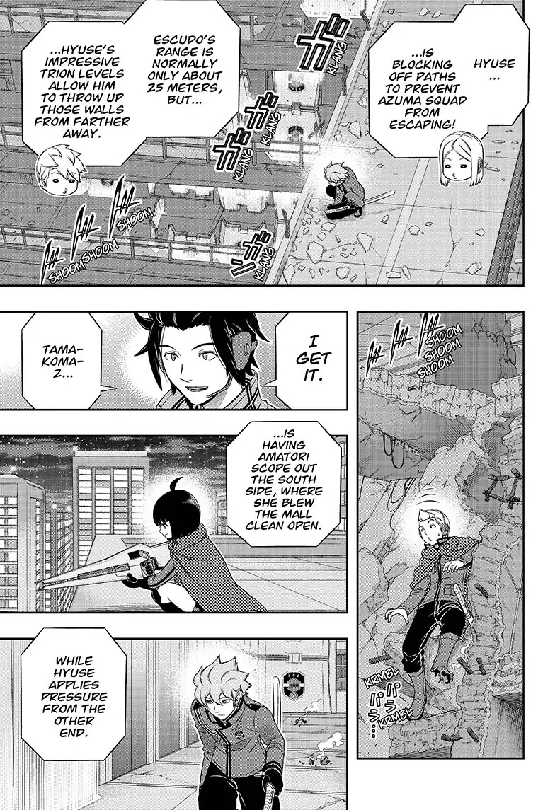 World Trigger Chapter 174 page 4 - Chapter 174: Azuma Squad: Part 2