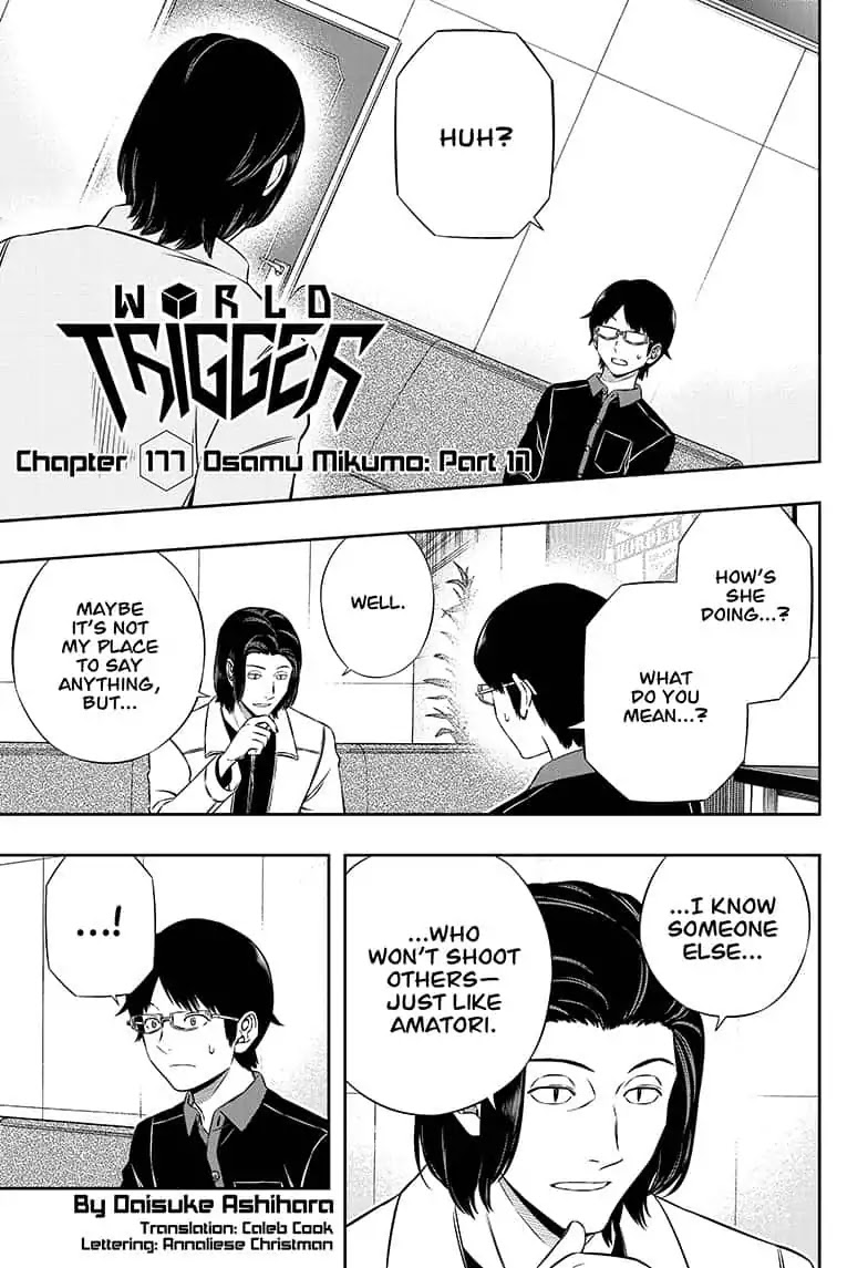 World Trigger Chapter 177 page 1 - Chapter 177: Osamu Mikumo: Part 17