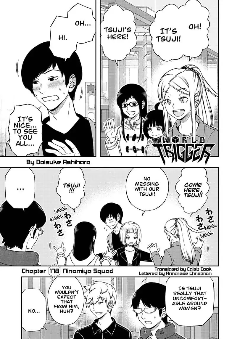 World Trigger Chapter 178 page 1 - Chapter 178: Ninomiya Squad