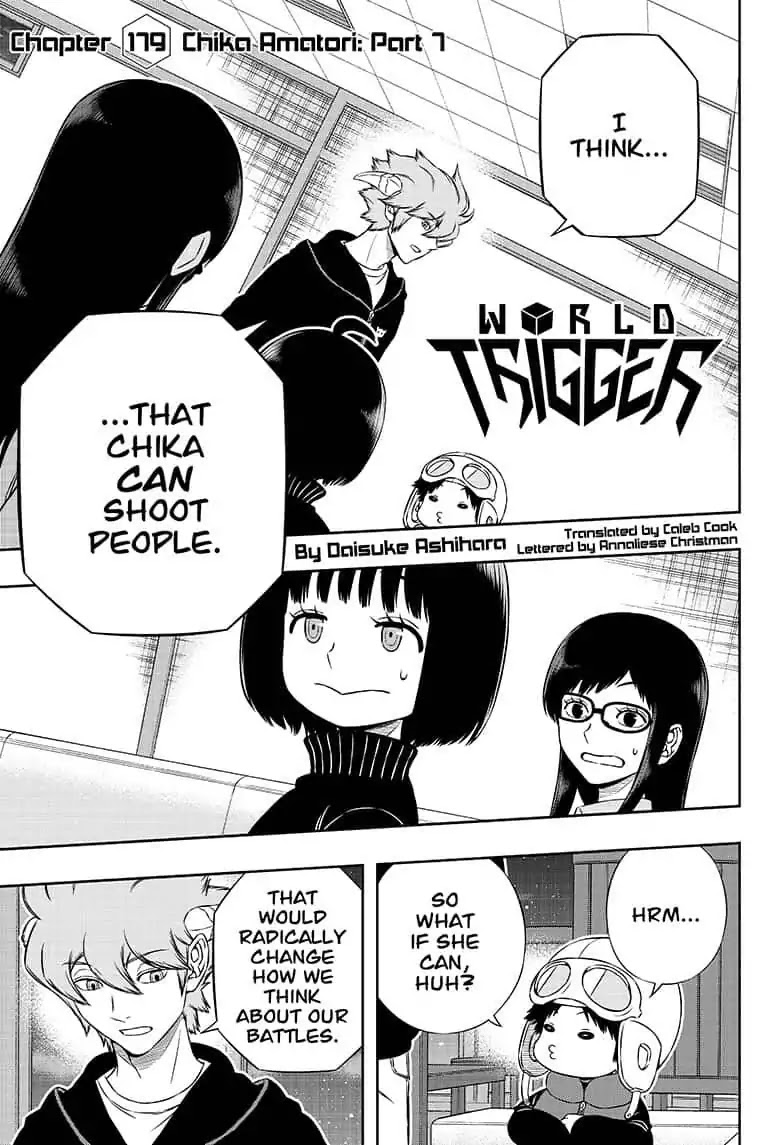 World Trigger Chapter 179 page 1 - Chapter 179: Chika Amatori: Part 1