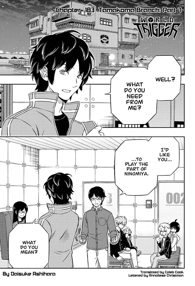 World Trigger Chapter 183 page 1 - Chapter 183: Tamakoma Branch: Part 7