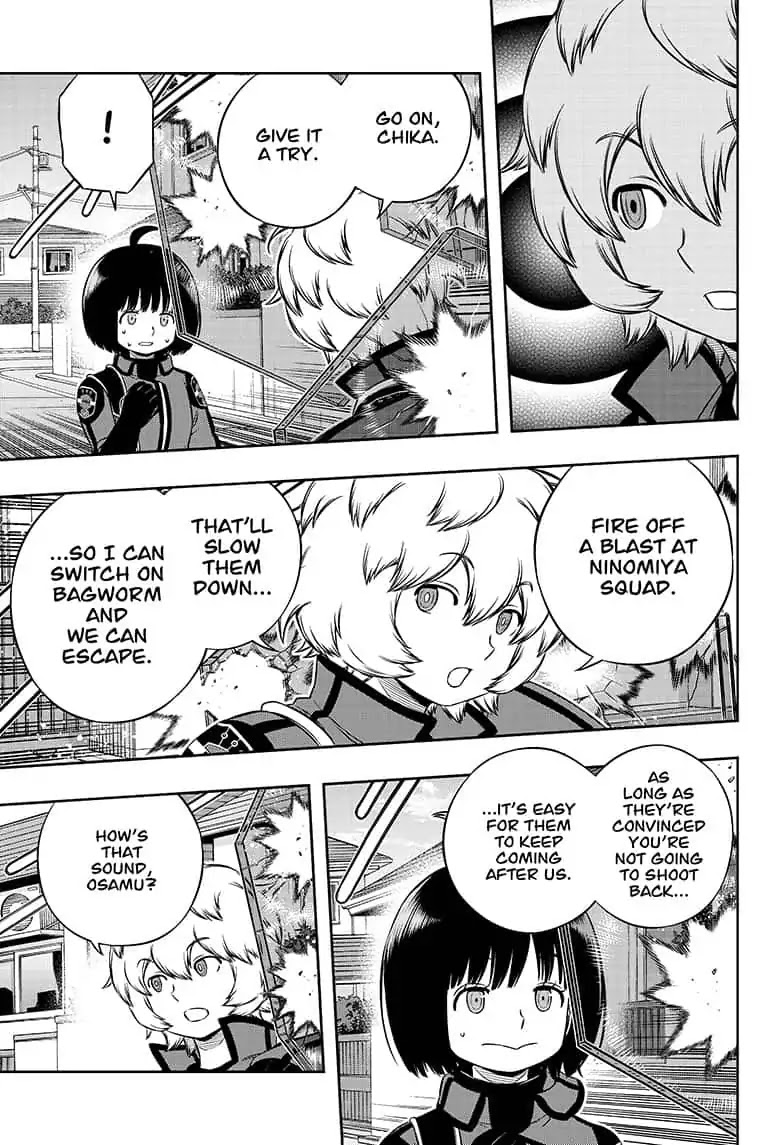 World Trigger Chapter 185 page 13 - Chapter 185: Ninomiya Squad: Part 2