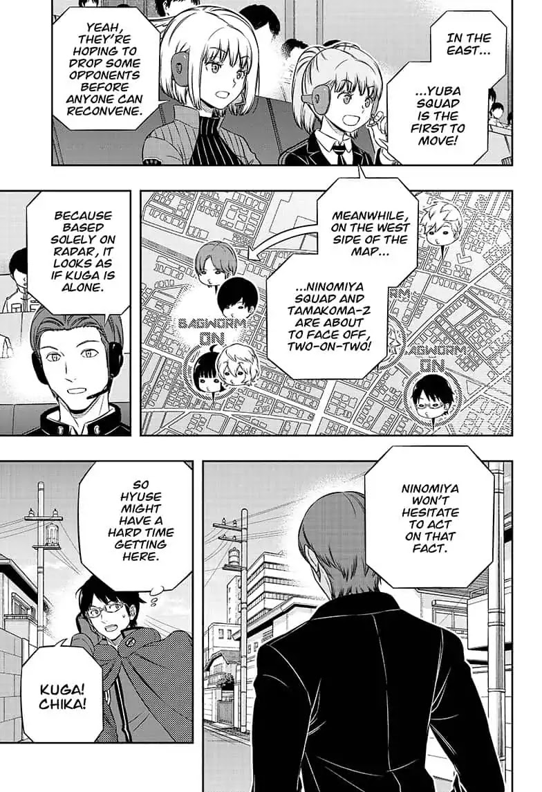 World Trigger Chapter 185 page 7 - Chapter 185: Ninomiya Squad: Part 2