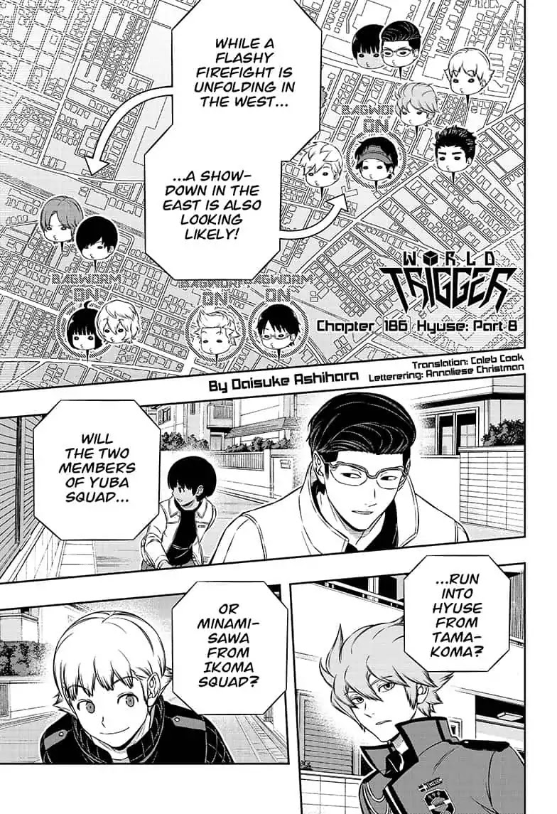 World Trigger Chapter 186 page 1 - Chapter 186: Hyuse: Part 8