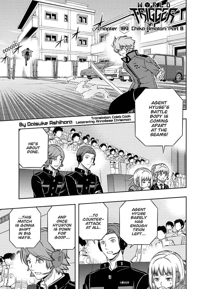 World Trigger Chapter 189 page 1 - Chapter 189: Chika Amatori: Part 8